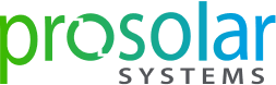 Blue Edge Business Solutions logo featuring vibrant green and blue colors with the text "ProSoloar Systems" in a modern font, representing the company's digital marketing expertise.