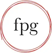 Logo of Blue Edge Business Solutions featuring the letters "fpg" within a circular red outline, representing the company's branding in digital marketing and advertising services.